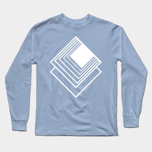 Abstract 1 - White Long Sleeve T-Shirt